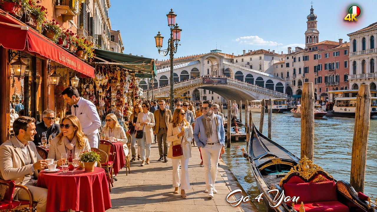 VENICE ITALY 🇮🇹 4K Walking Tour in the Magical Floating City with Ambient Sound