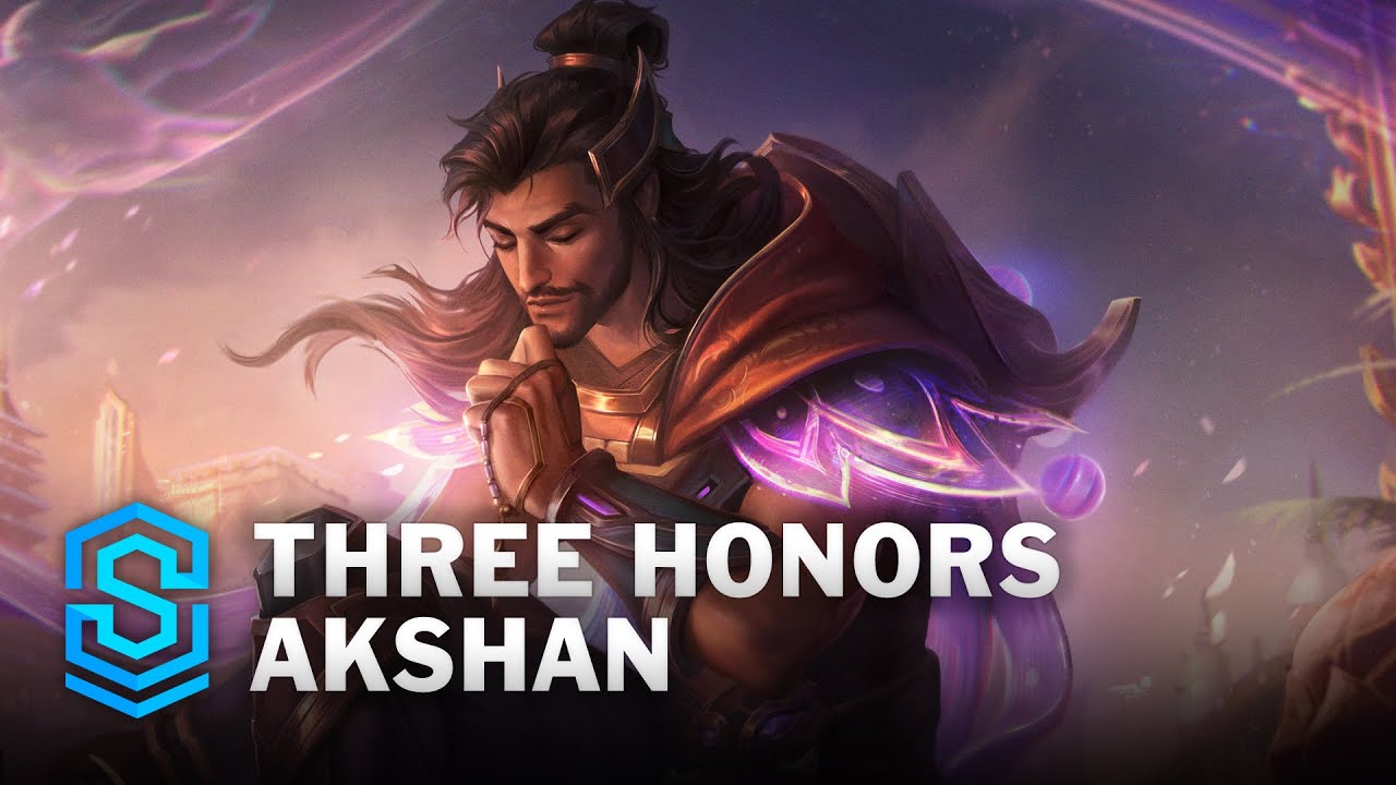 Three Honors Akshan Skin Spotlight - League of Legends