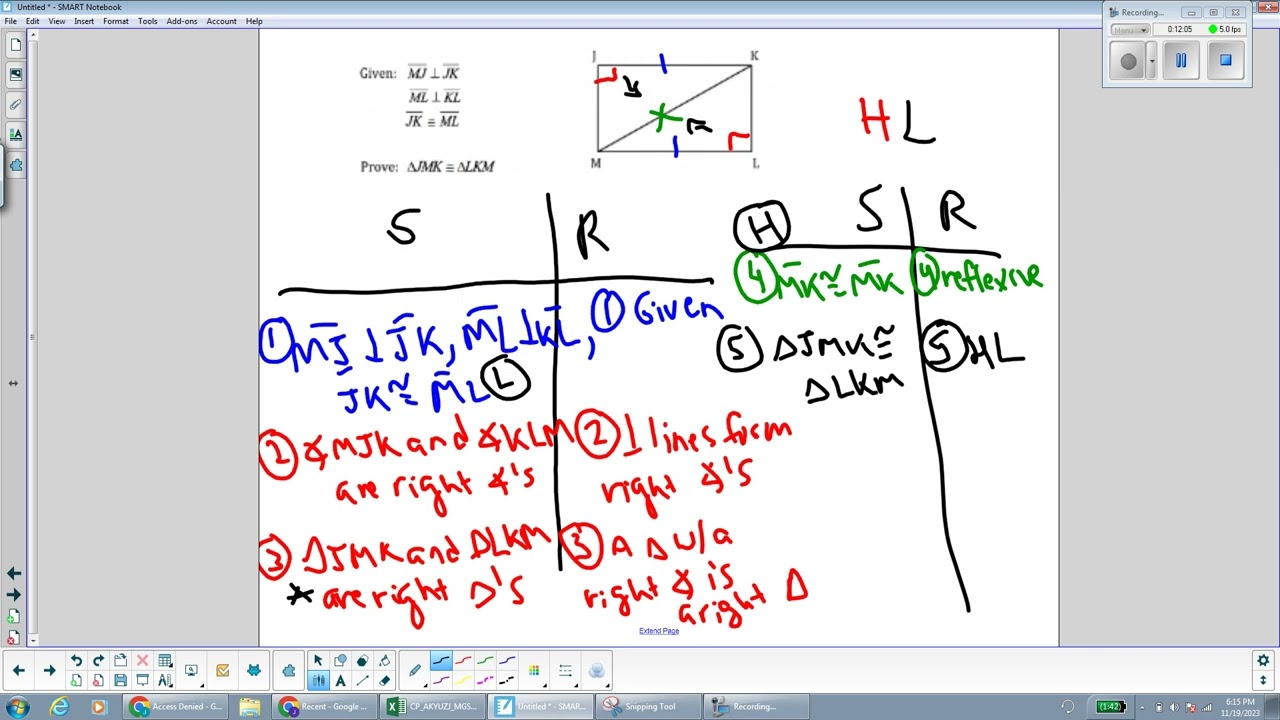 Congruent Triangle Proofs