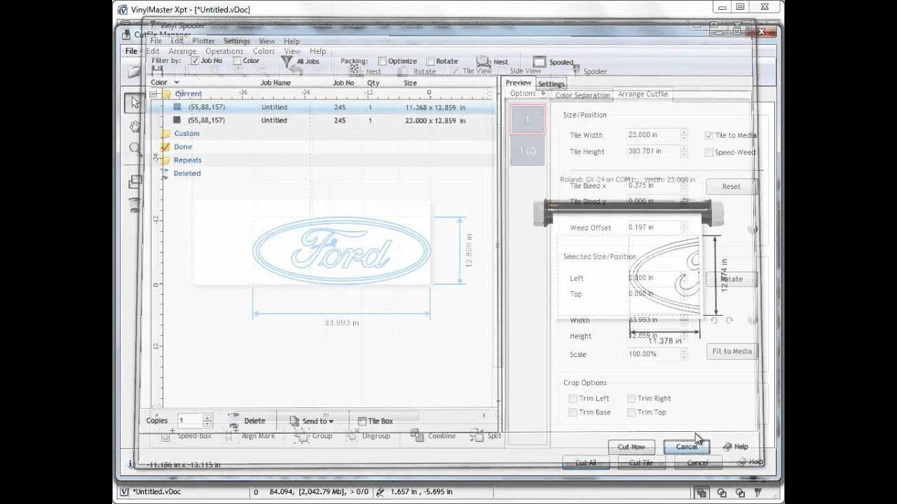 Working with Bleed (Overlap) in VinylMaster