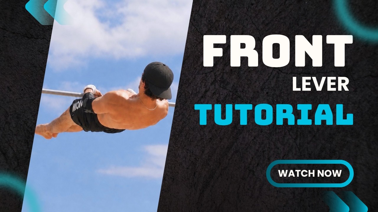 FRONT LEVER Tutorial | LEARN FAST