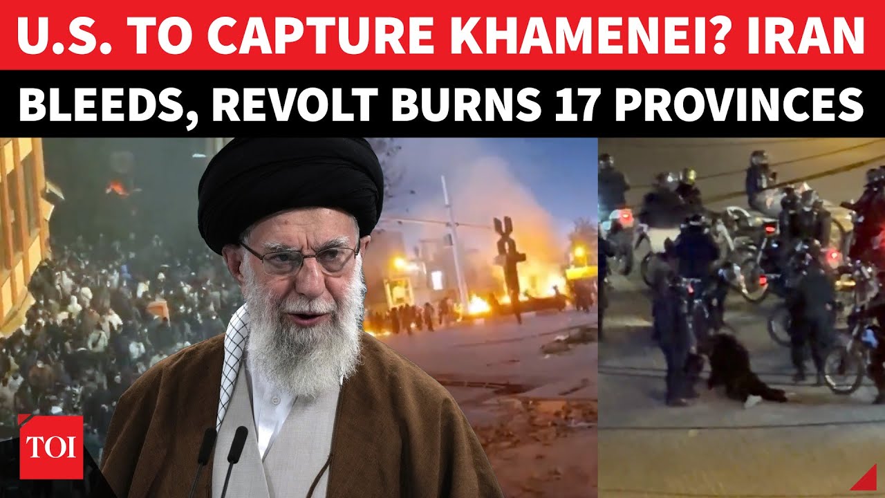 BLOOD On Iran Streets As Deadliest Unrest Hits Khamenei&rsquo;s &lsquo;Power Seat&rsquo;; 17 Provinces Revolt, 35 DEAD