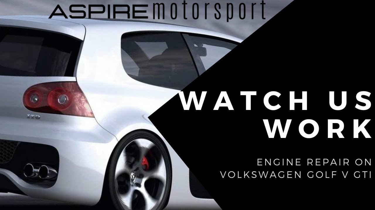 Engine diagnostic and repair on Volkswagen Golf 5 GTI