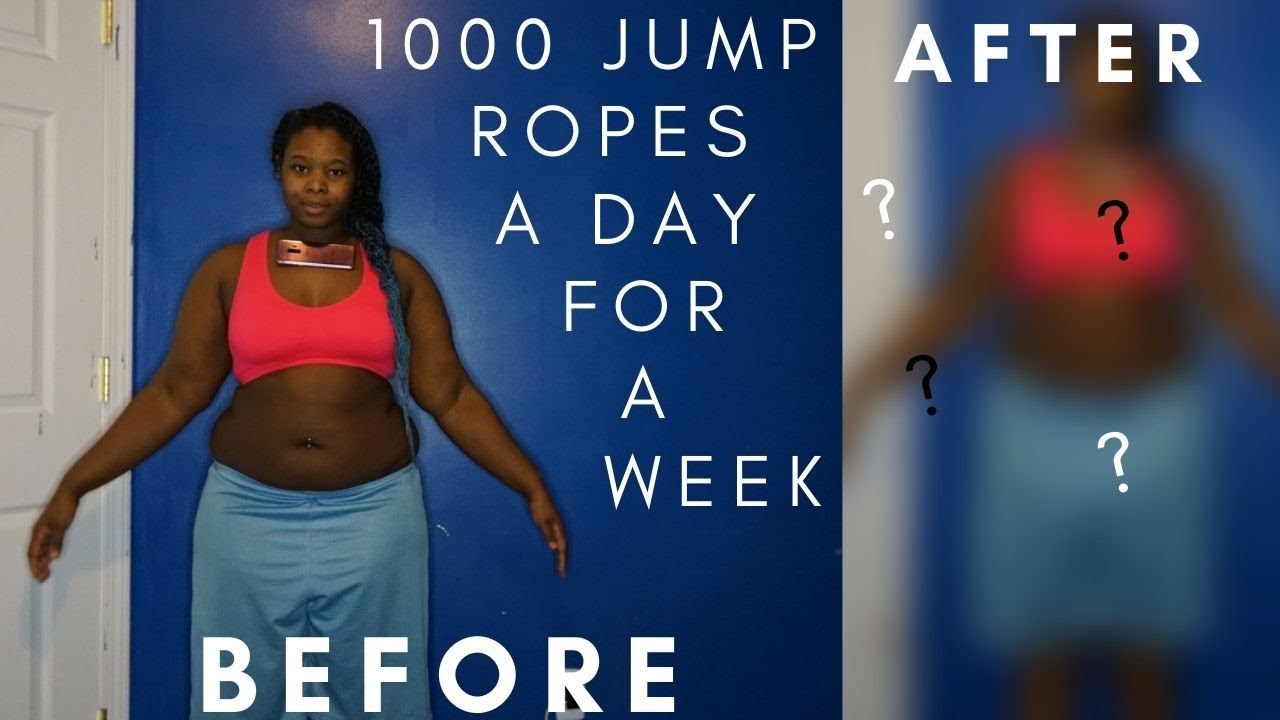 1000 JUMP ROPES A DAY FOR A WEEK | 7 DAY JUMP ROPE FOR WEIGHTLOSS