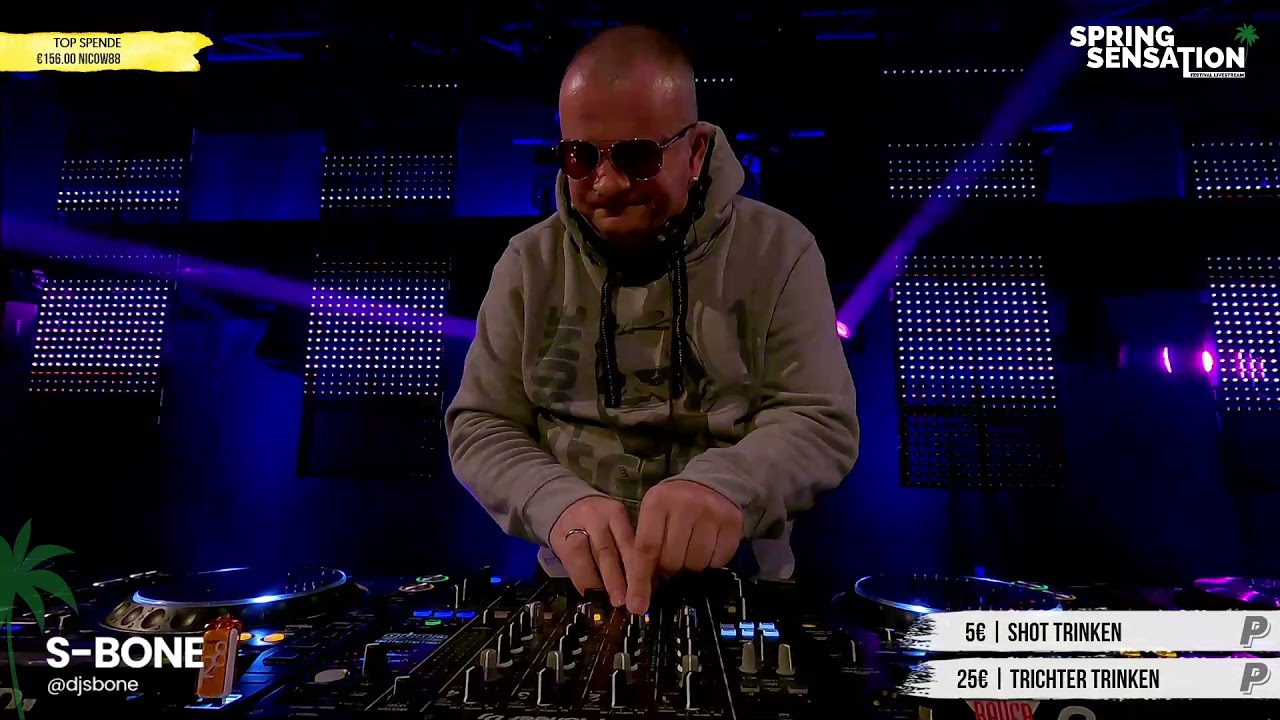 S-BONE LIVE | SPRING SENSATION | DEIN FESTIVAL LIVESTREAM
