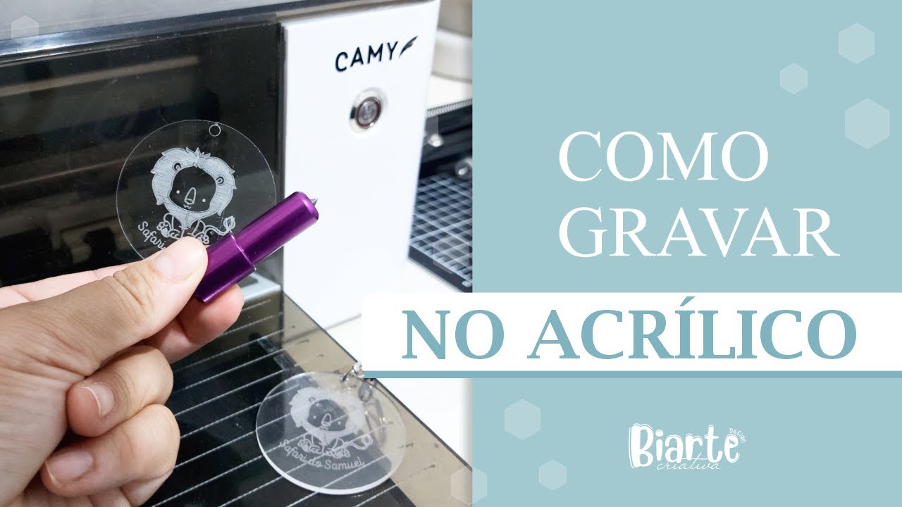 Como GRAVAR  no Acrilico na Plotter Camy, será?