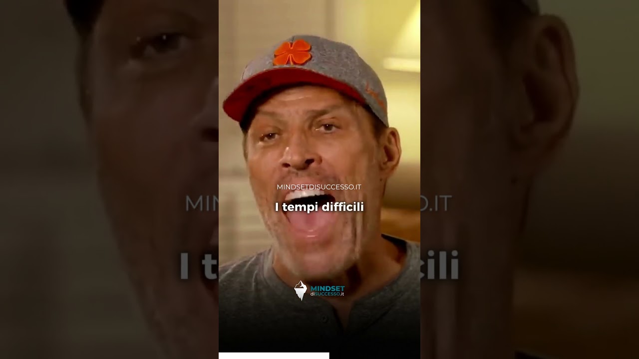 TONY ROBBINS: le persone DEBOLI creano TEMPI DURI, i TEPMI DURI creano le PERSONE FORTI.💎