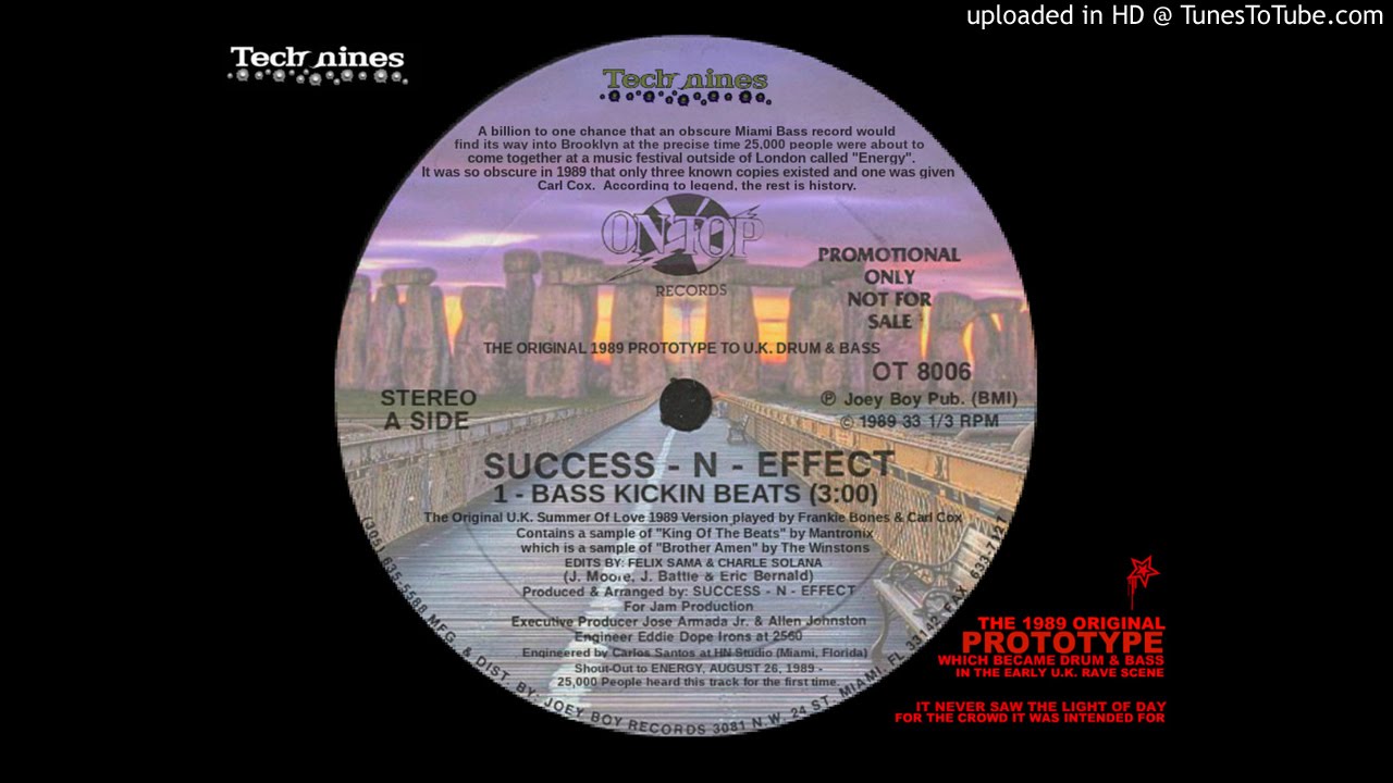 SUCCESS-N-EFFECT - BASS ROCKIN BEATS - REMASTERED BY FRANKIE BONES