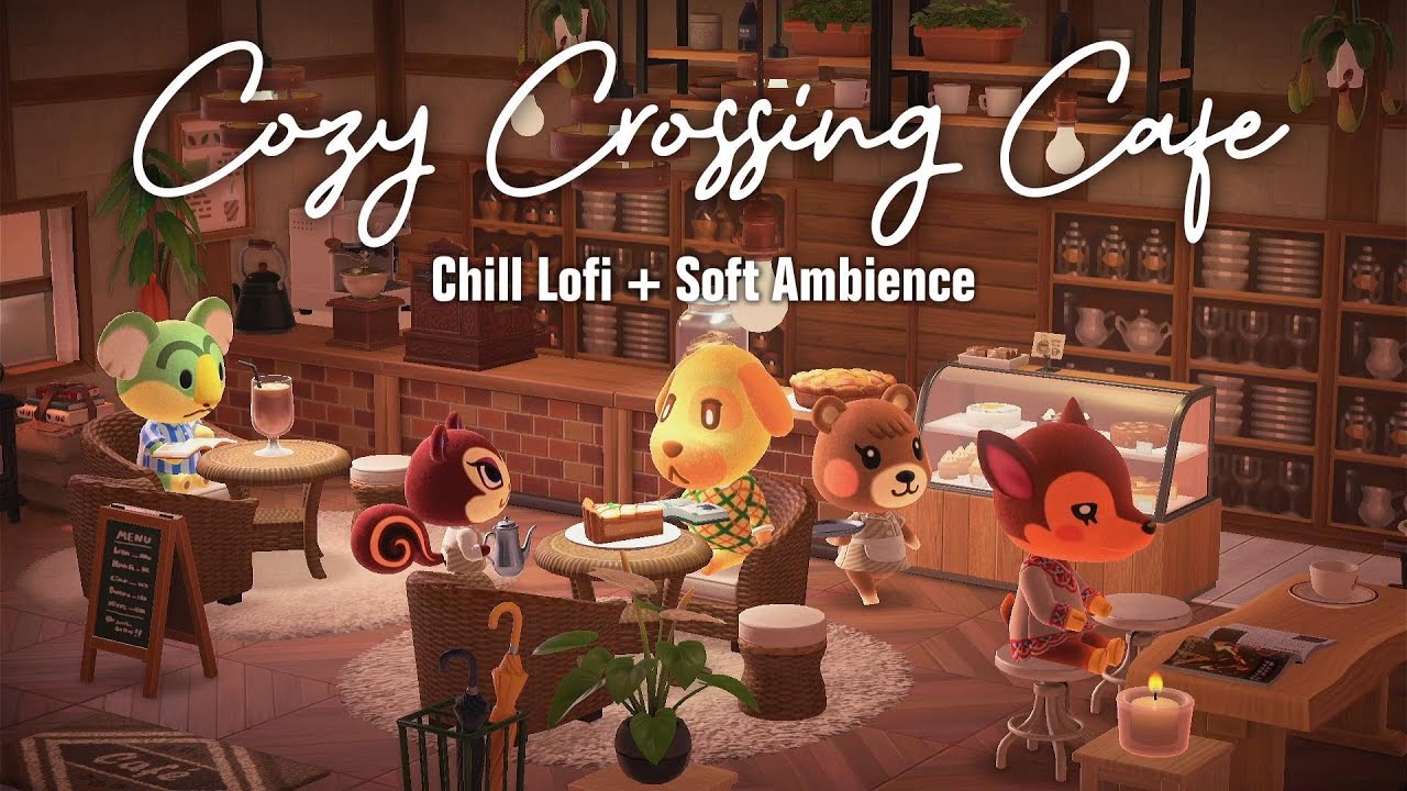 Cozy Crossing Cafe ☕️🍂 Chill Lofi Beats | Study Work Relax | Animal Crossing BGM Comfort & Ambience