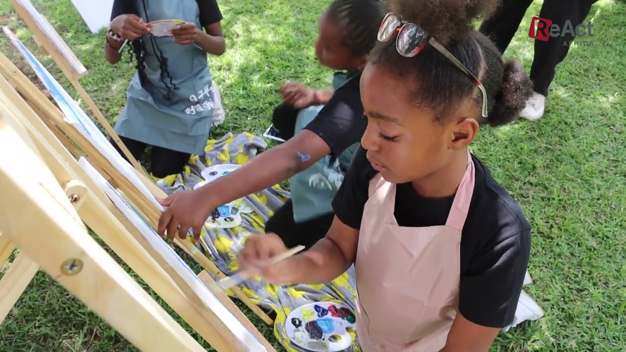 AMR Paint and Sip Highlights | ReAct Africa & Belleza Talent Agency