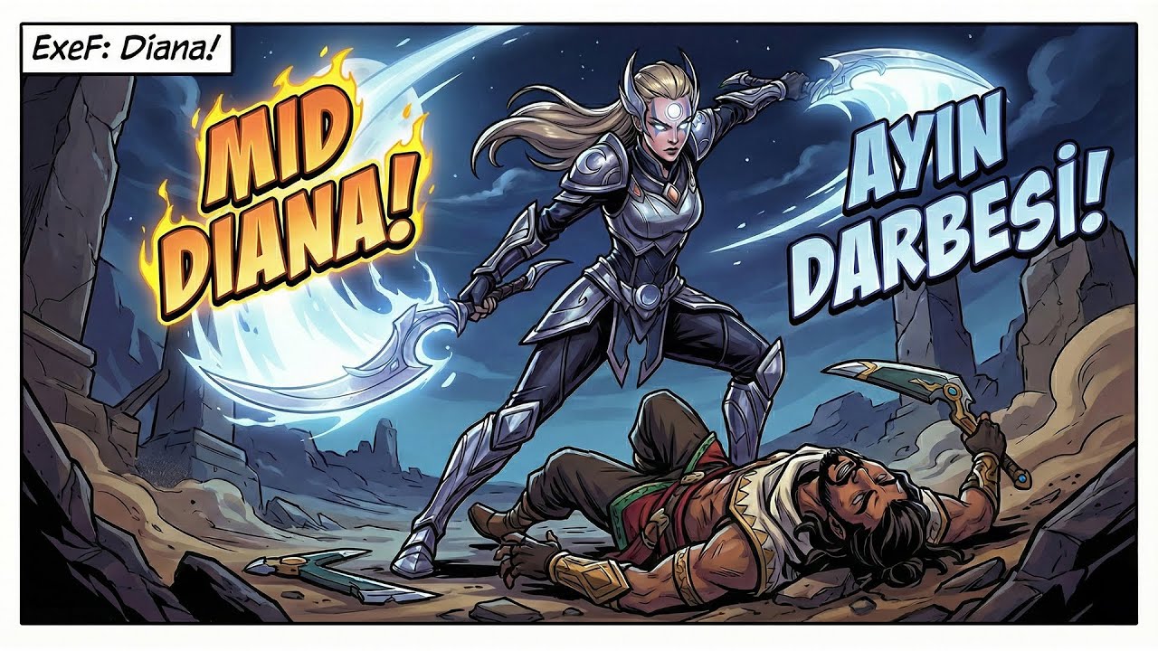🌙DIANA MID INANILMAZ GÜÇLÜ VE TEK ATIYOR!🌙