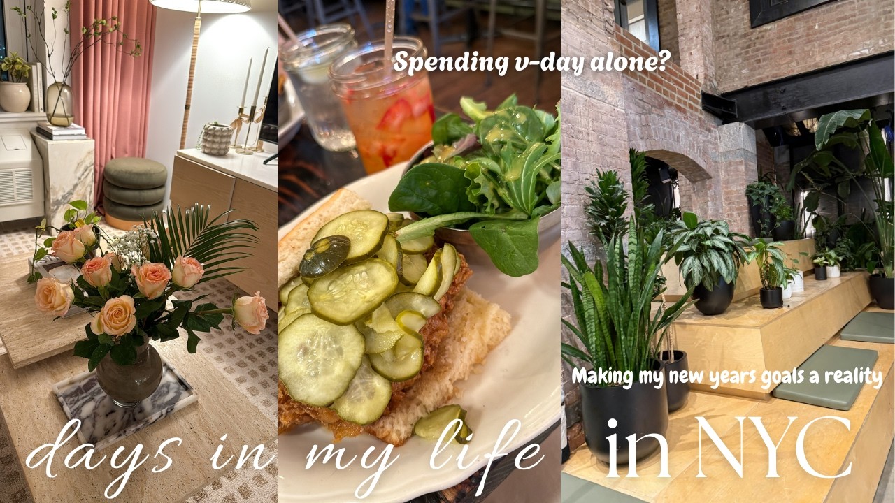 Days in my life | V-day plans, trying out a new gym, cozy days at home
