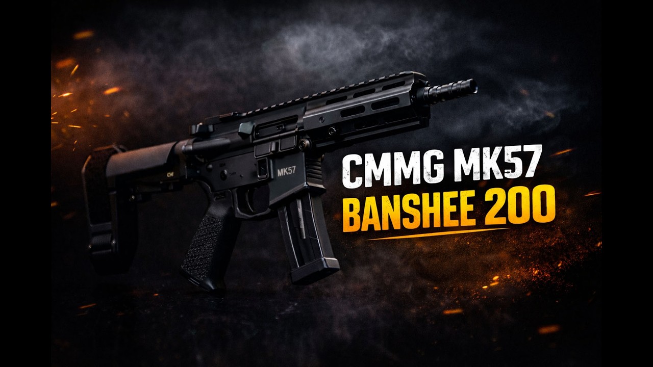 L’OVNI en 5 7×28 CMMG Mk57 Banshee 200 #tsv #funshoot  #pcc