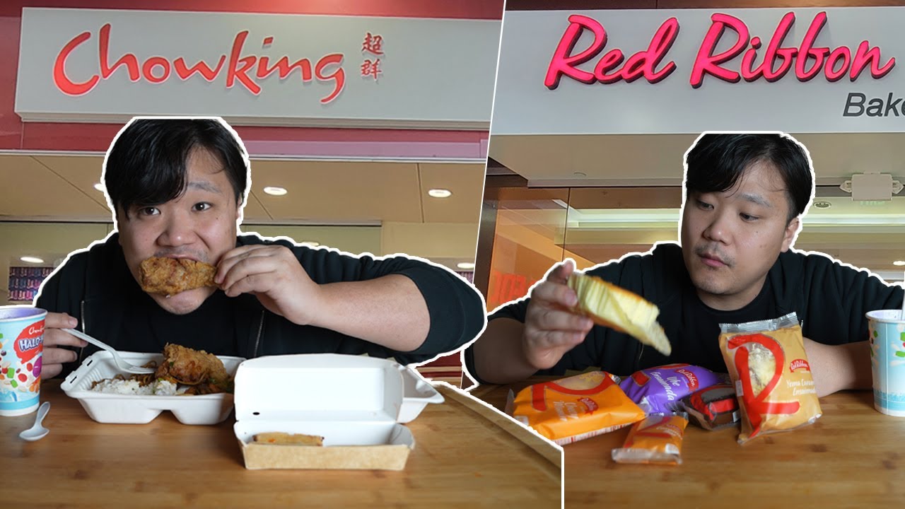 Chowking + Red Ribbon Bakeshop= Mukbang!