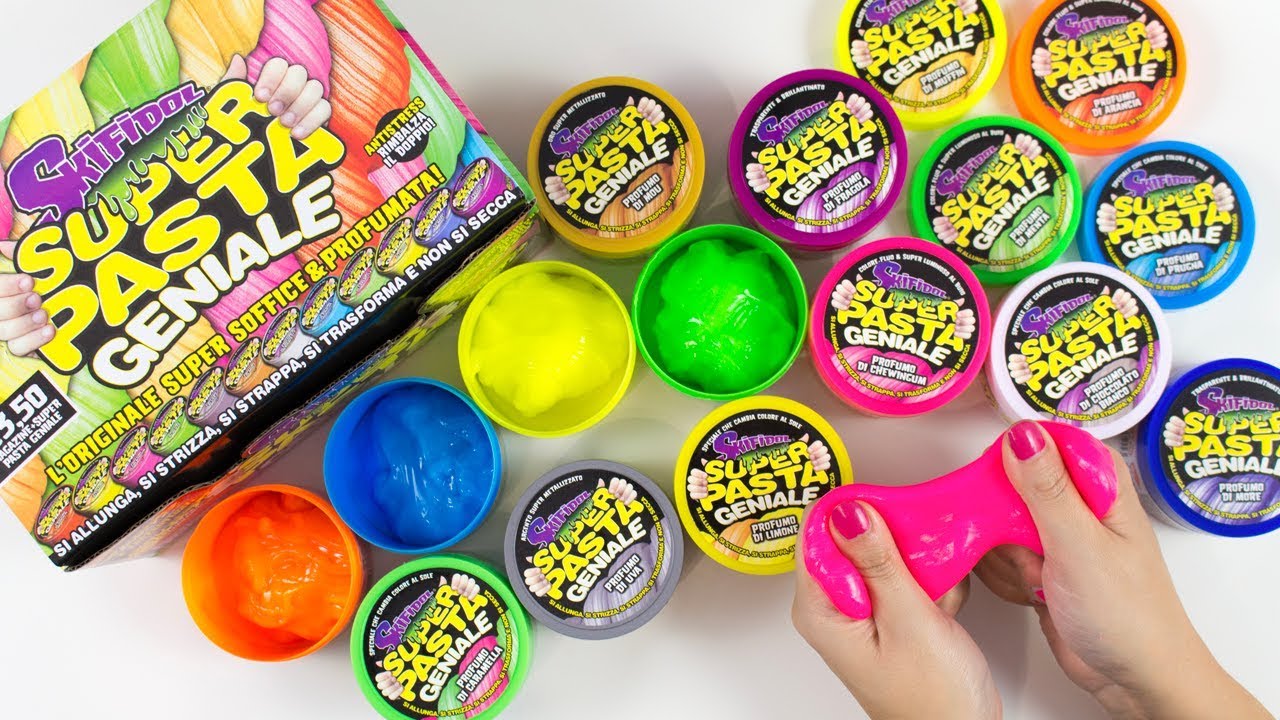 Nuova SUPER PASTA GENIALE Skifidol - Apriamo TUTTI I 12 NUOVI COLORI!