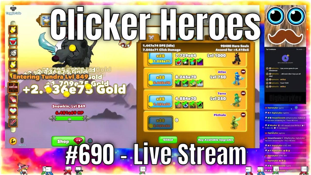 Clicker Heroes #690 - Live Stream