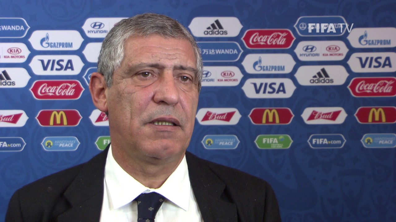 Fernando Santos reaction to FIFA Confederations Cup Official Draw