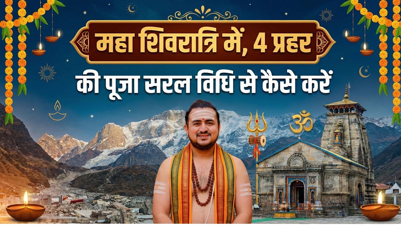 महा शिवरात्रि में 4 प्रहर की अखंड शिव पूजा | अभिषेक | स्तुति | जप | लिंगार्चन किस विधि से करें ||
