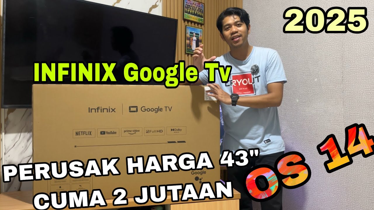 TV INFINIX 43X5L Google Tv New 2025 