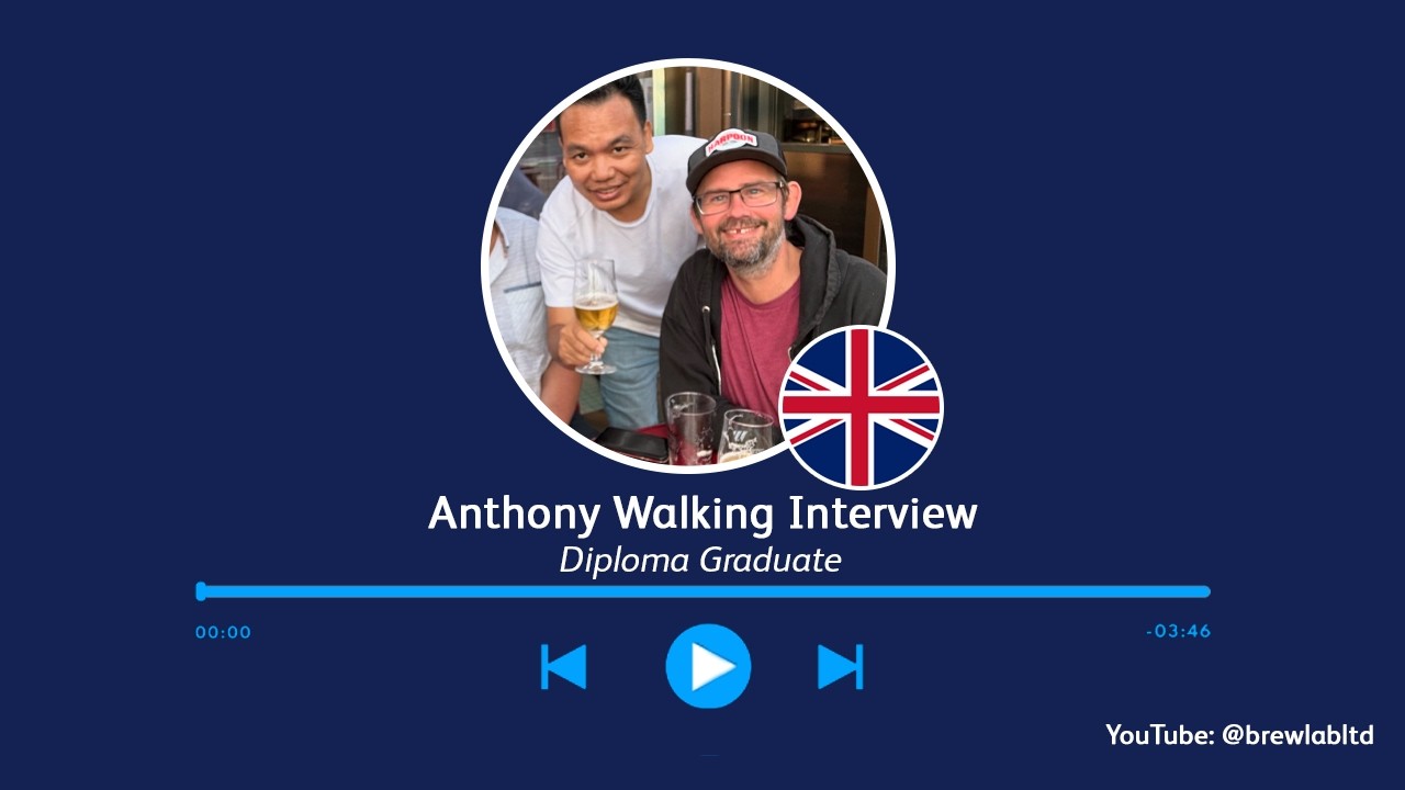 Interview with Diploma in British and International Brewing Technology Graduate, Anthony Walking