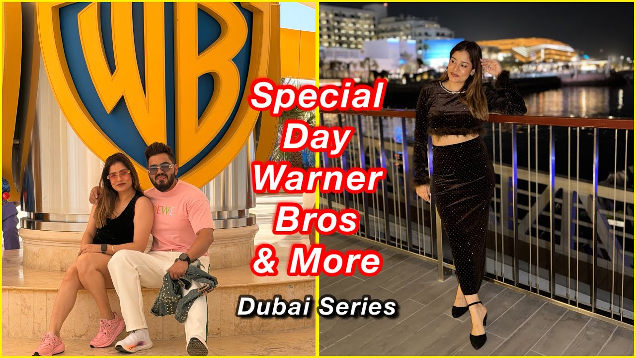 Our Special Day at Warner Bros Abu Dhabi 💖🎢 + Crazy Club Night in Dubai!