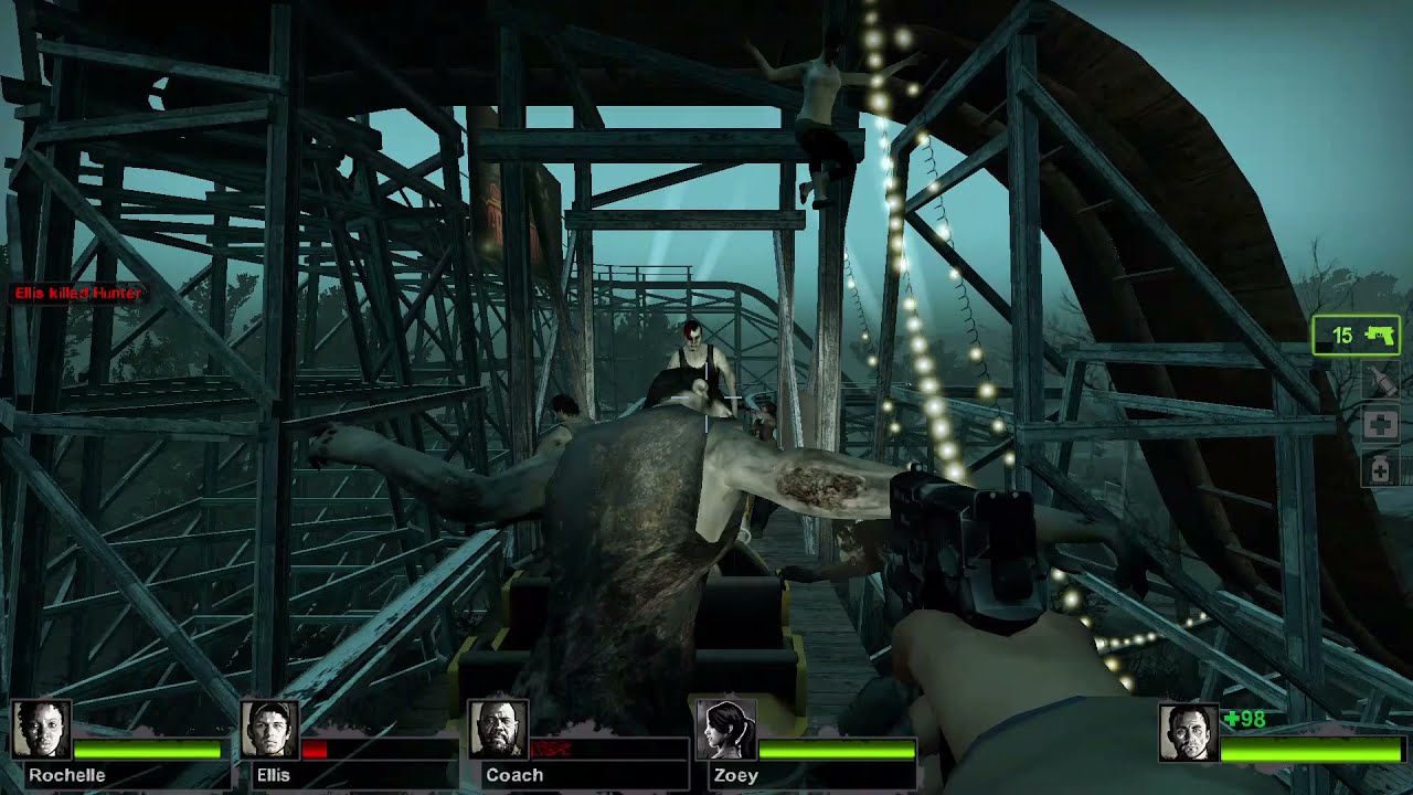 Coaster Shenanigans And Ragdolls ( Left 4 Dead 2)
