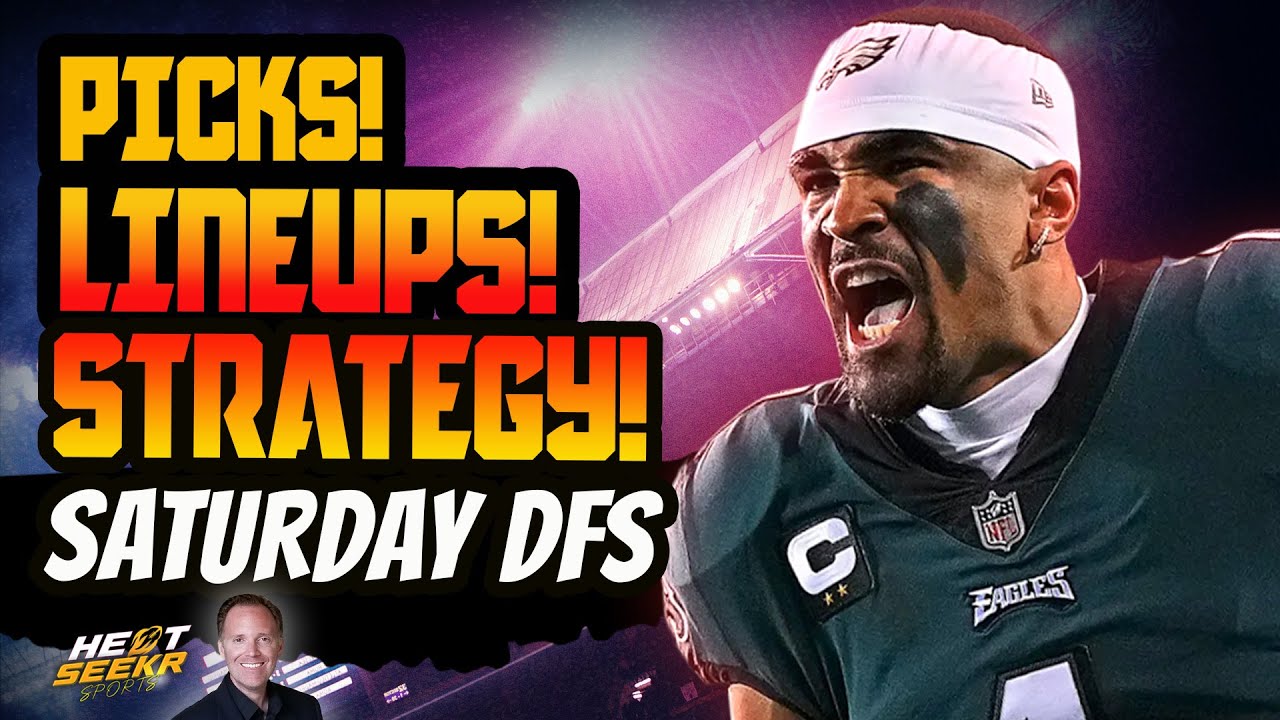 Week 16 SATURDAY DraftKings Advice & Lineups!  NFL DFS 2-GAME SLATE Picks You Can't Miss!