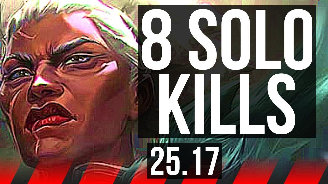 AMBESSA vs WARWICK (TOP) | 10/1/4, 8 solo kills, Legendary | KR Master | 25.17