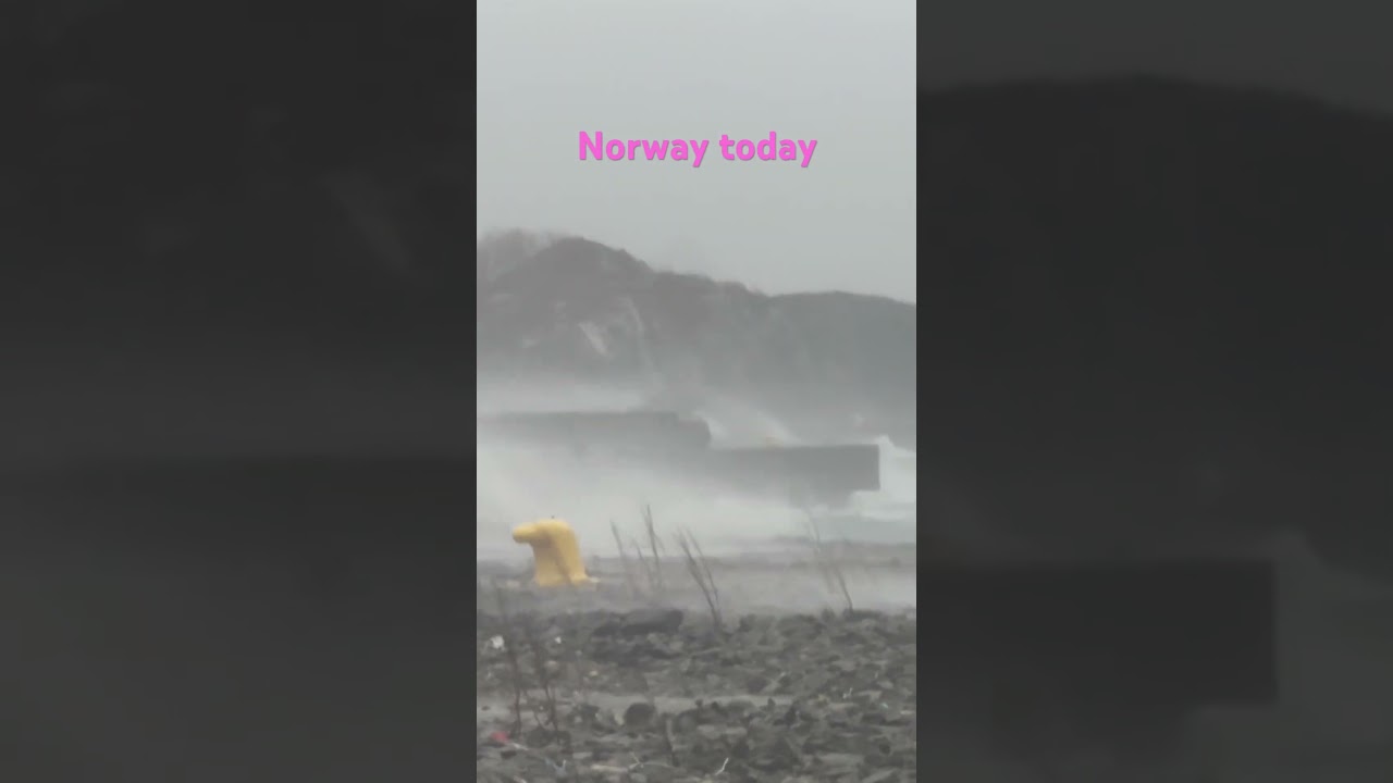 Norway today vind rain storm