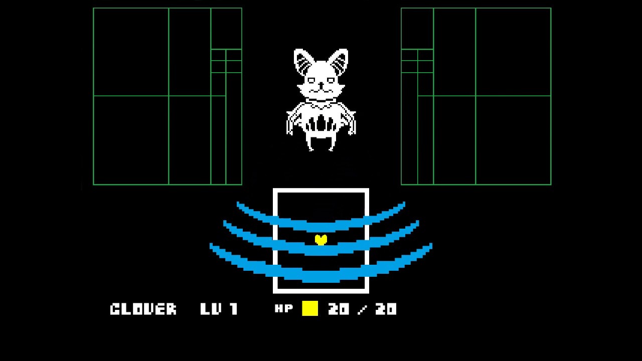 Undertale Yellow - Decibat Battle (Miniboss) [Kill/Betrayal/Spare/Annoy]