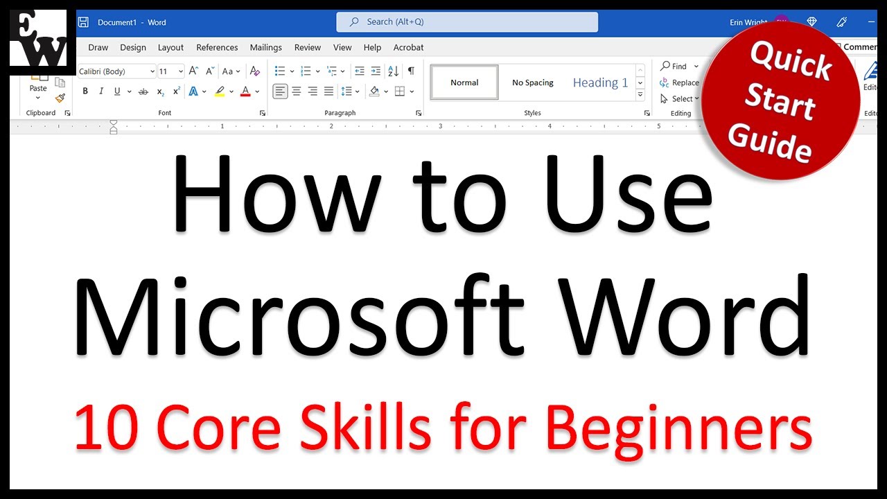 Как пользоваться Microsoft Word (10 навыков за 10 минут!)