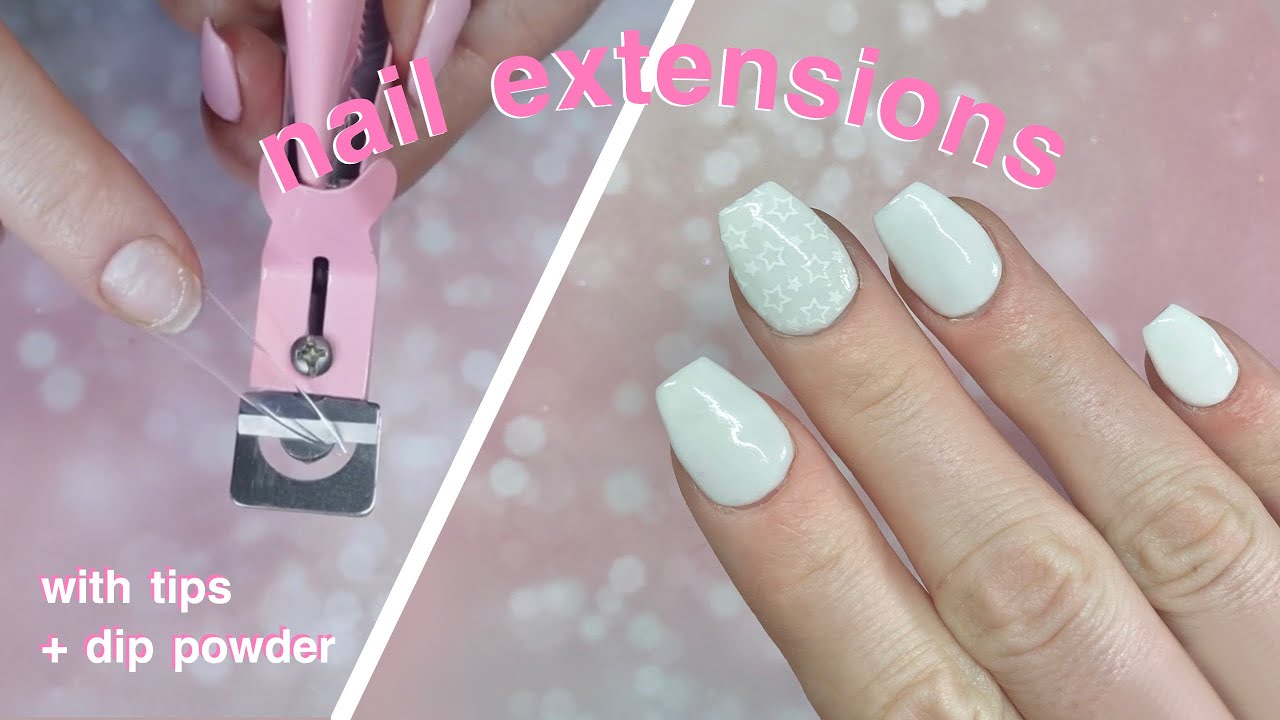 Tutorial | How to Apply Fake Nail Tip Extensions for Dip Powder