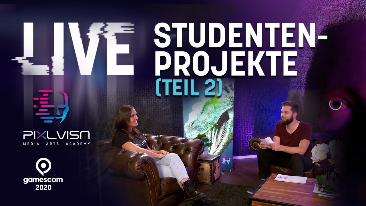PIXL VISN LIVE - Gamescom 2020: Studentenprojekte (Teil 2)