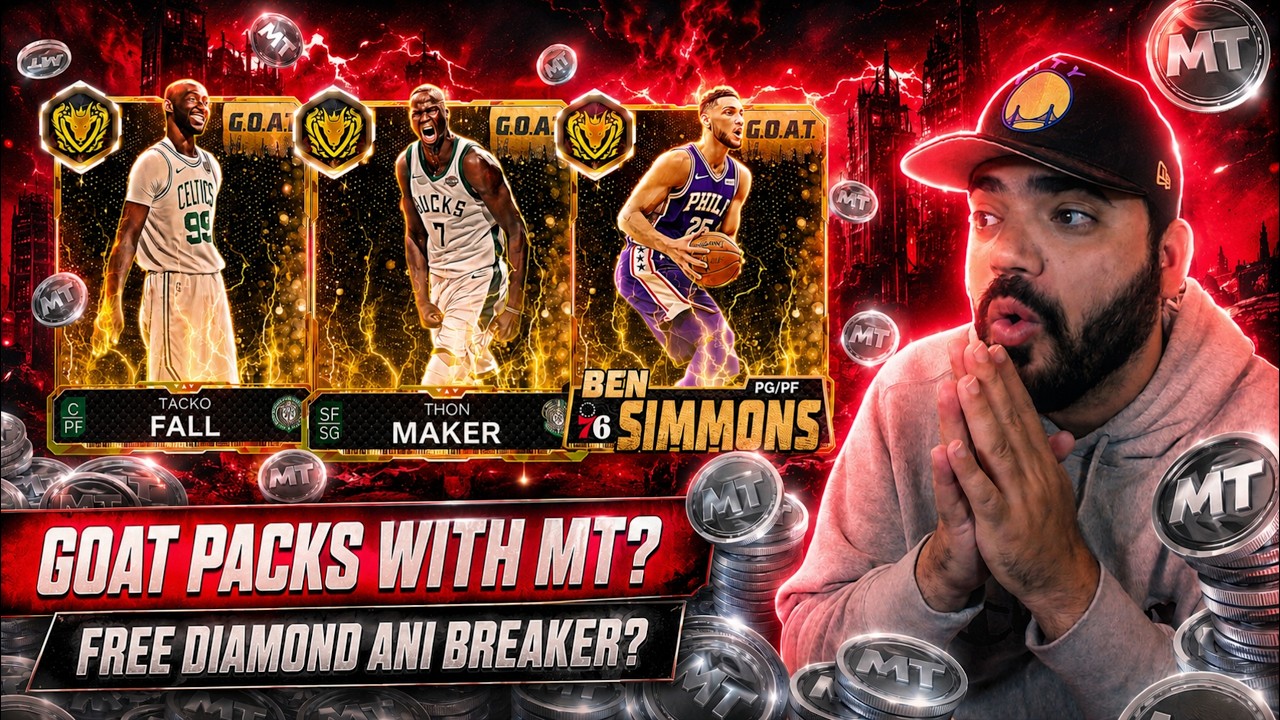 1 MILLION MT ON GOAT PACKS! Free Diamond Ani BREAKER? THE FINAL PACK OPENING OF NBA 2K26 Myteam