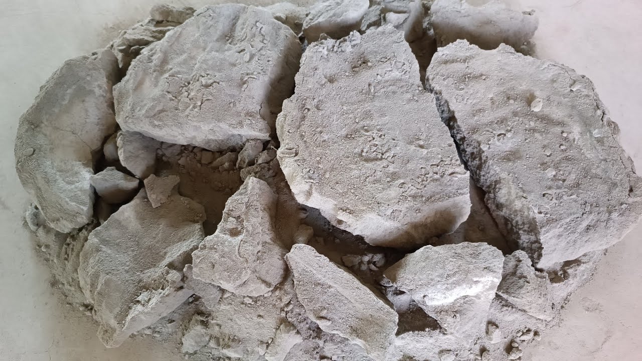 Dust🌪Dust Dusty Pure Cement Chunks Super Silky Crispy🤤 Thick Paste Dry Crumbling On Paste