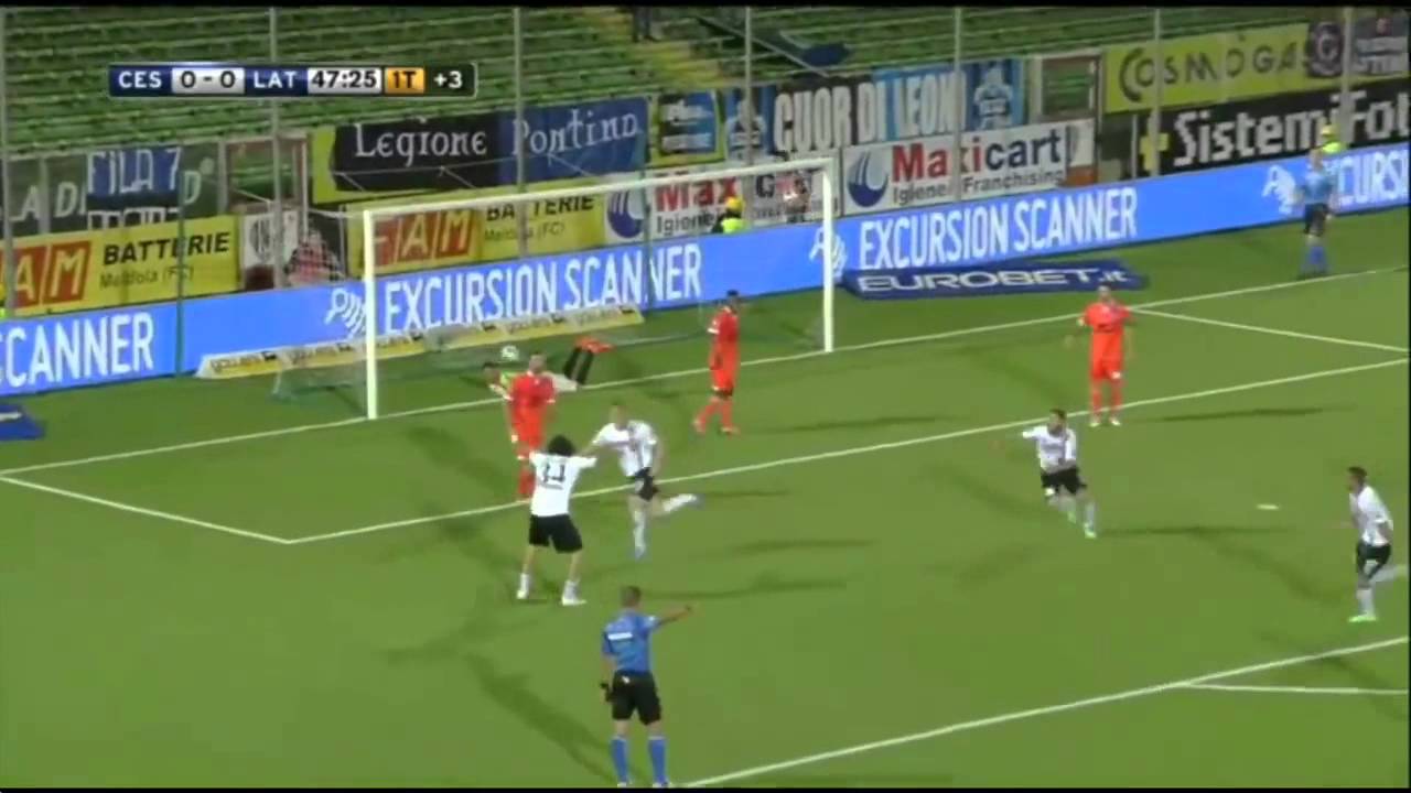Cesena - Latina 2 1 Finale andata Play Off Serie B