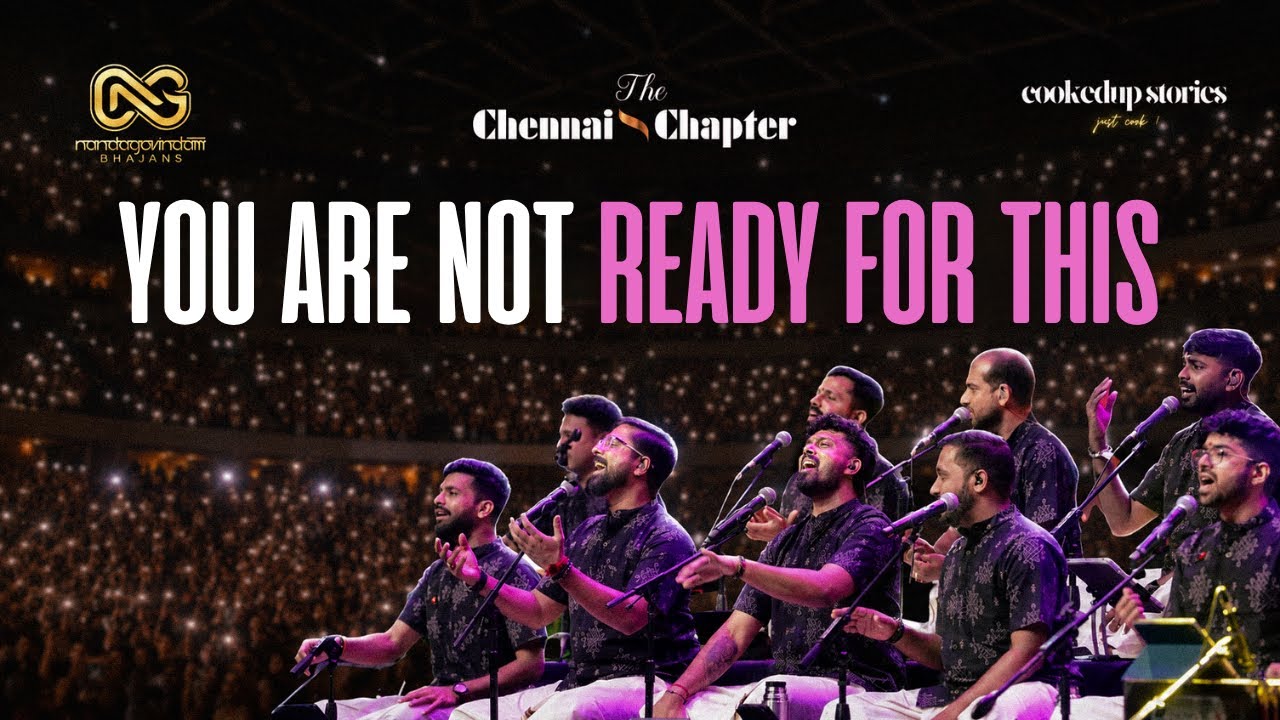YOU ARE NOT READY FOR THIS 🔥 | Nandagovindam Bhajans | The Chennai Chapter | First Time in Chennai