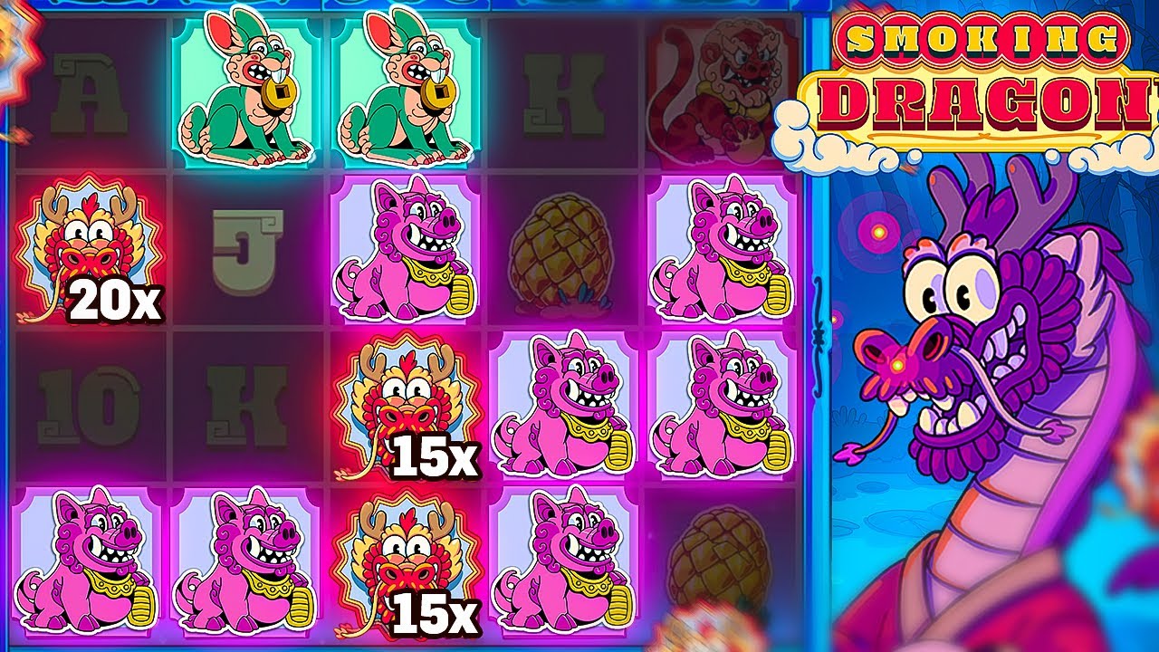 BUYING BONUSES ON THE NEW SMOKING DRAGON SLOT!! (Bonus Buys)