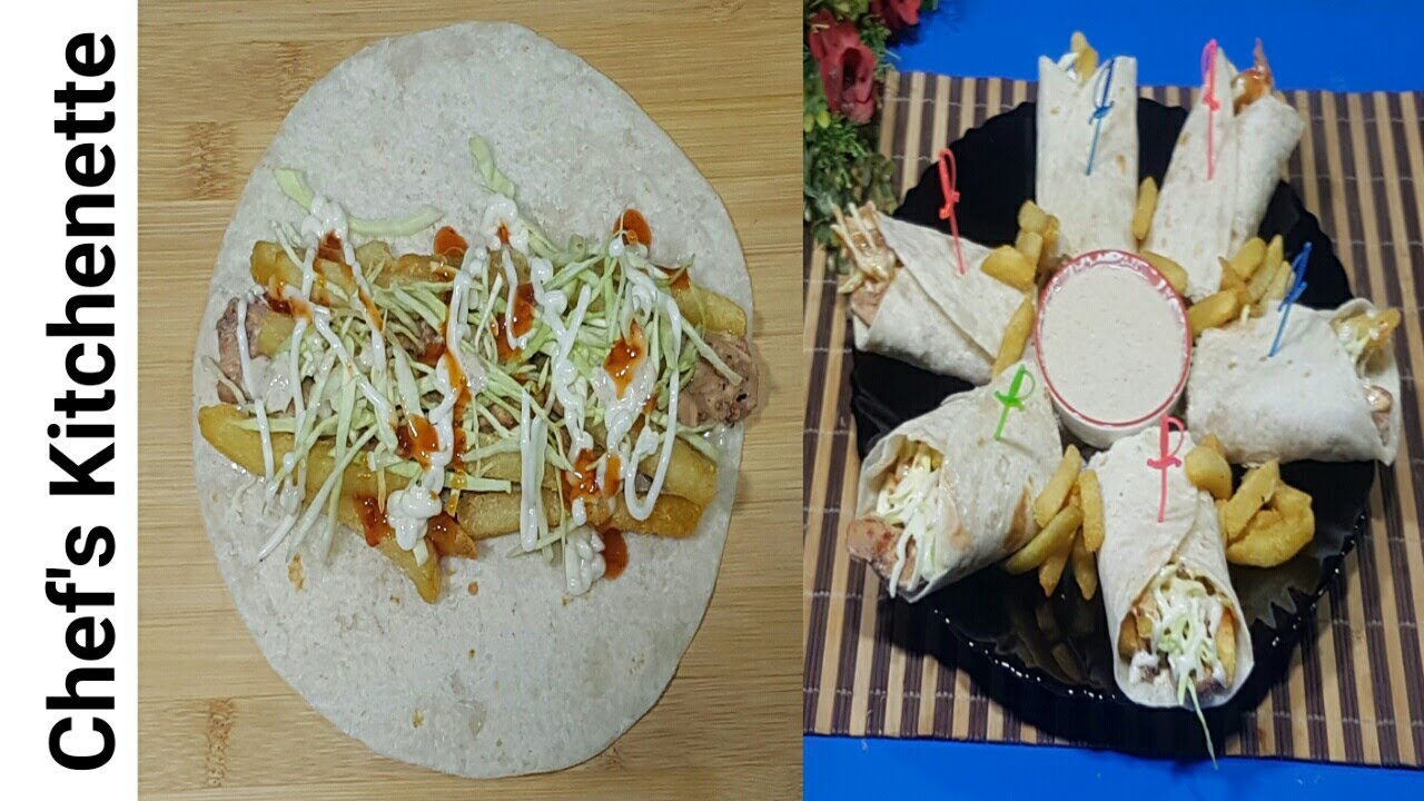 Chicken Shawarma Recipe |Arabic Style Shawarma Recipe  By Chef&rsquo;s Kitchenette