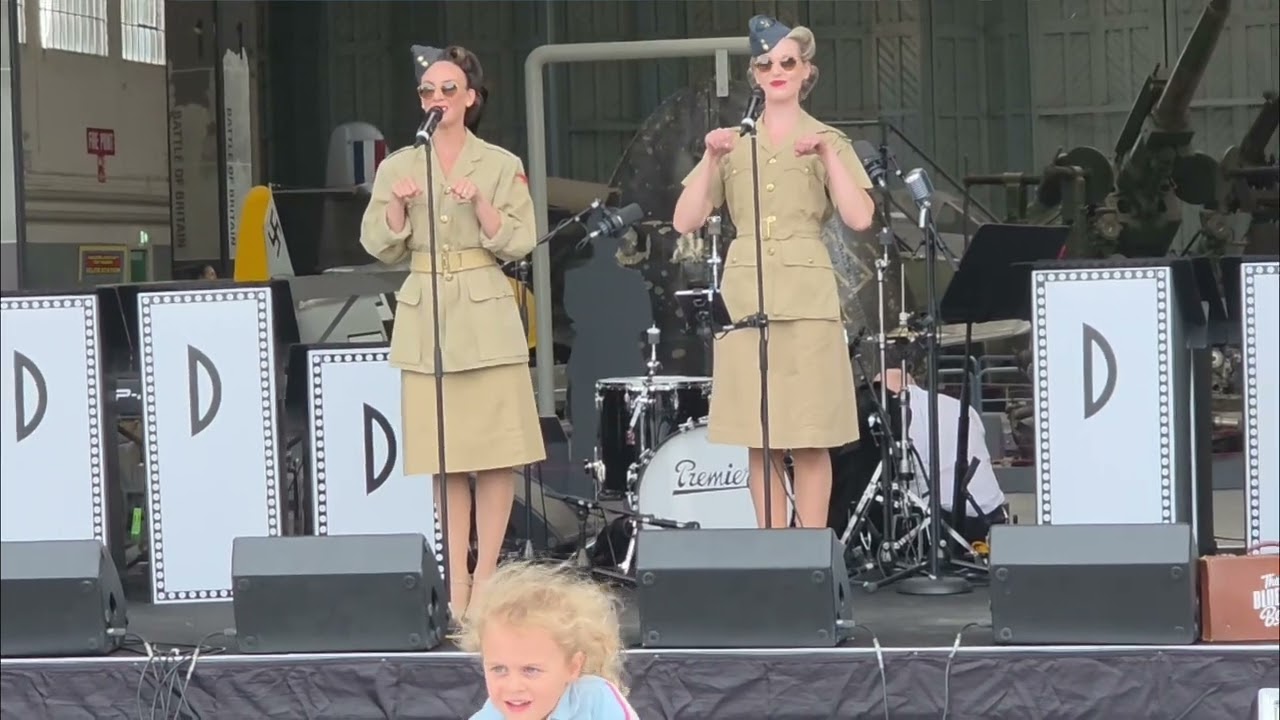 The Bluebird Belles at the 85th Battle of Britain Airshow Duxford. 