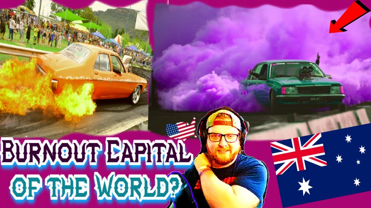 American Reacts to Insane Aussie Burnout Cars! & *World Record*