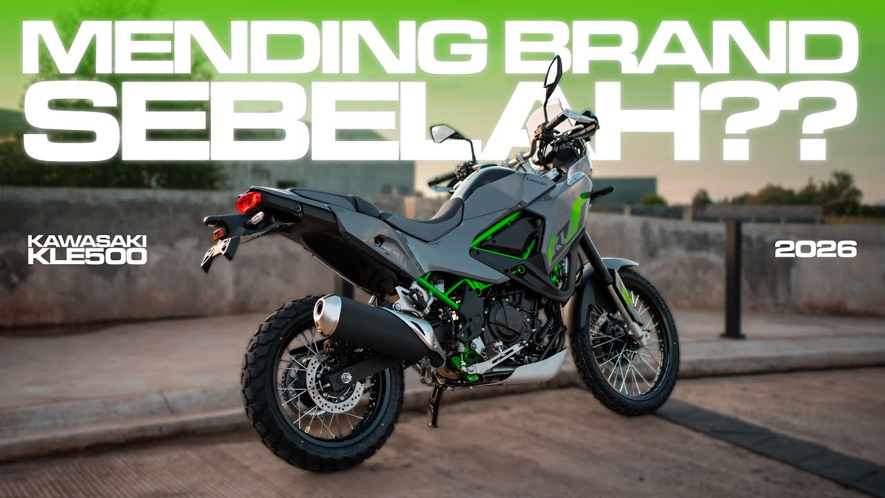 SIAP MENJELAJAH🔥 BELI MOTOR BARU LAGI KAWASAKI KLE 500 SE 2026🔥