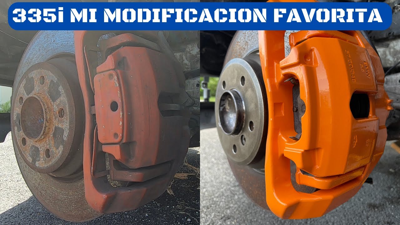 Pintura Powder Coating Y Ceramic Coating Para Los Calipers De Mi 335i