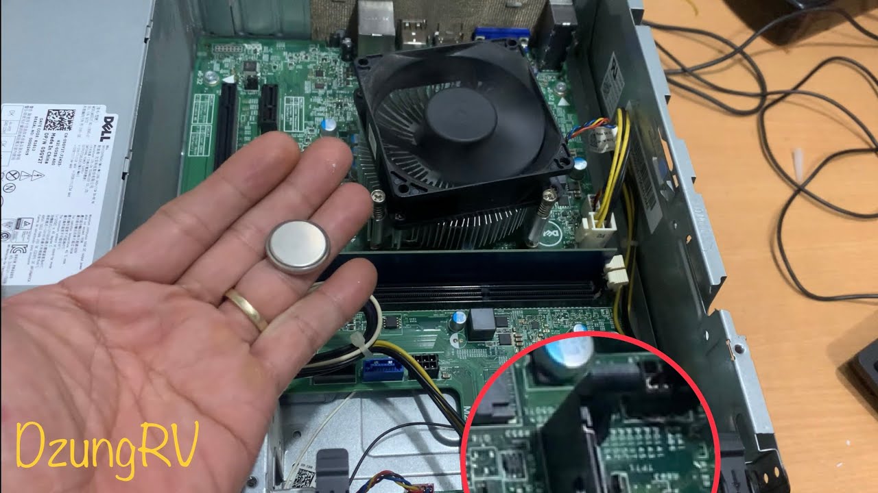 Can Dell Vostro 3250 boot without CMOS Battery ? Orange Light error Solved Temporary