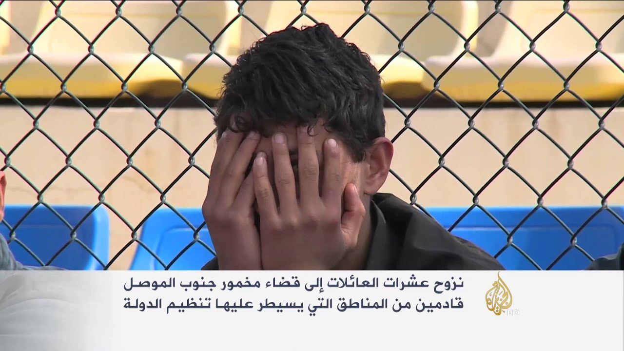 نزوح عائلات إلى قضاء مخمور جنوب الموصل