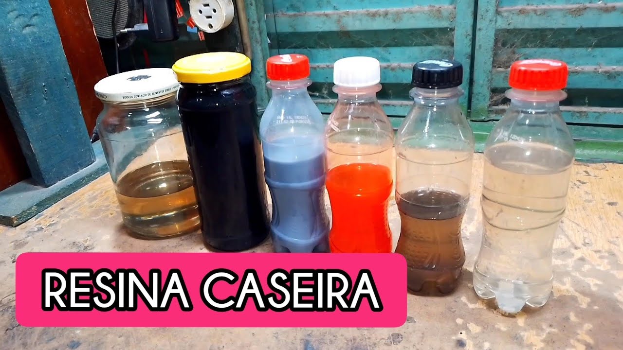 Veja como fazer resina caseira com diluente pu ou thinner pu