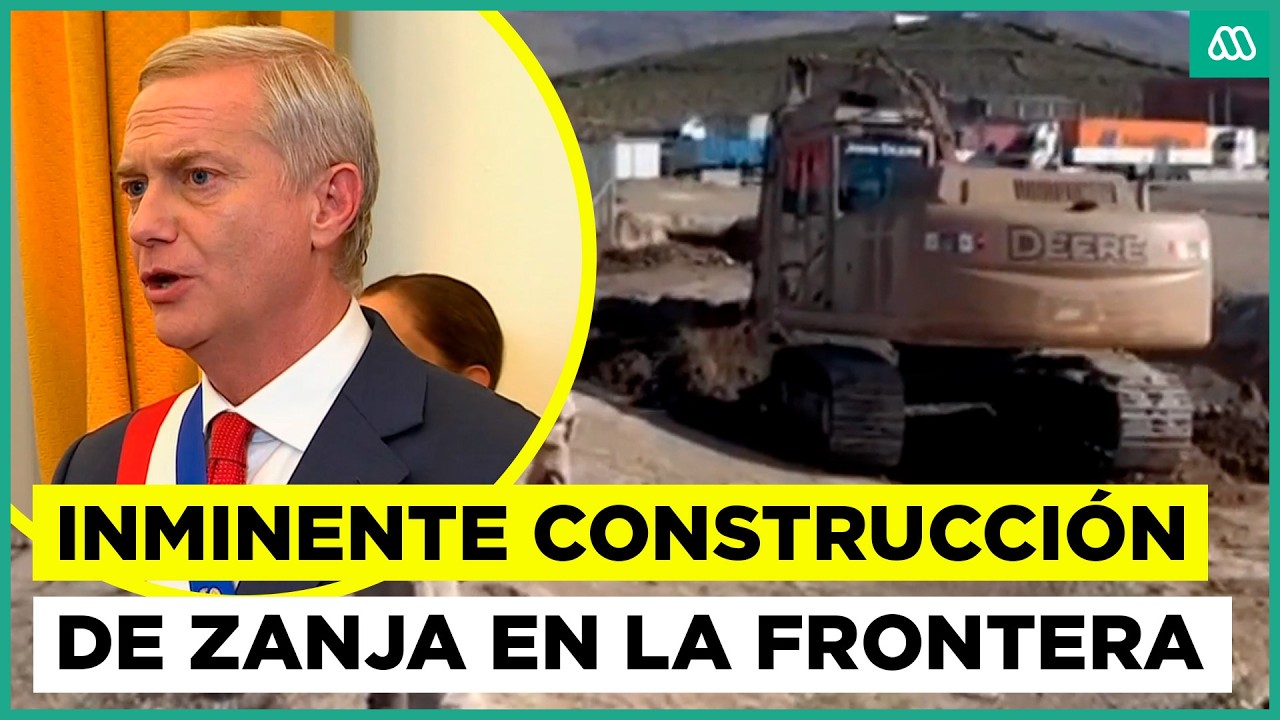 Inminente construcción de zanja en la frontera: inicia 'Plan escudo fronterizo' del presidente Kast