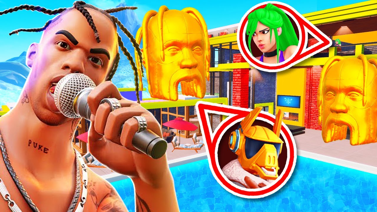 CACHE CACHE dans la Maison de TRAVIS SCOTT sur FORTNITE