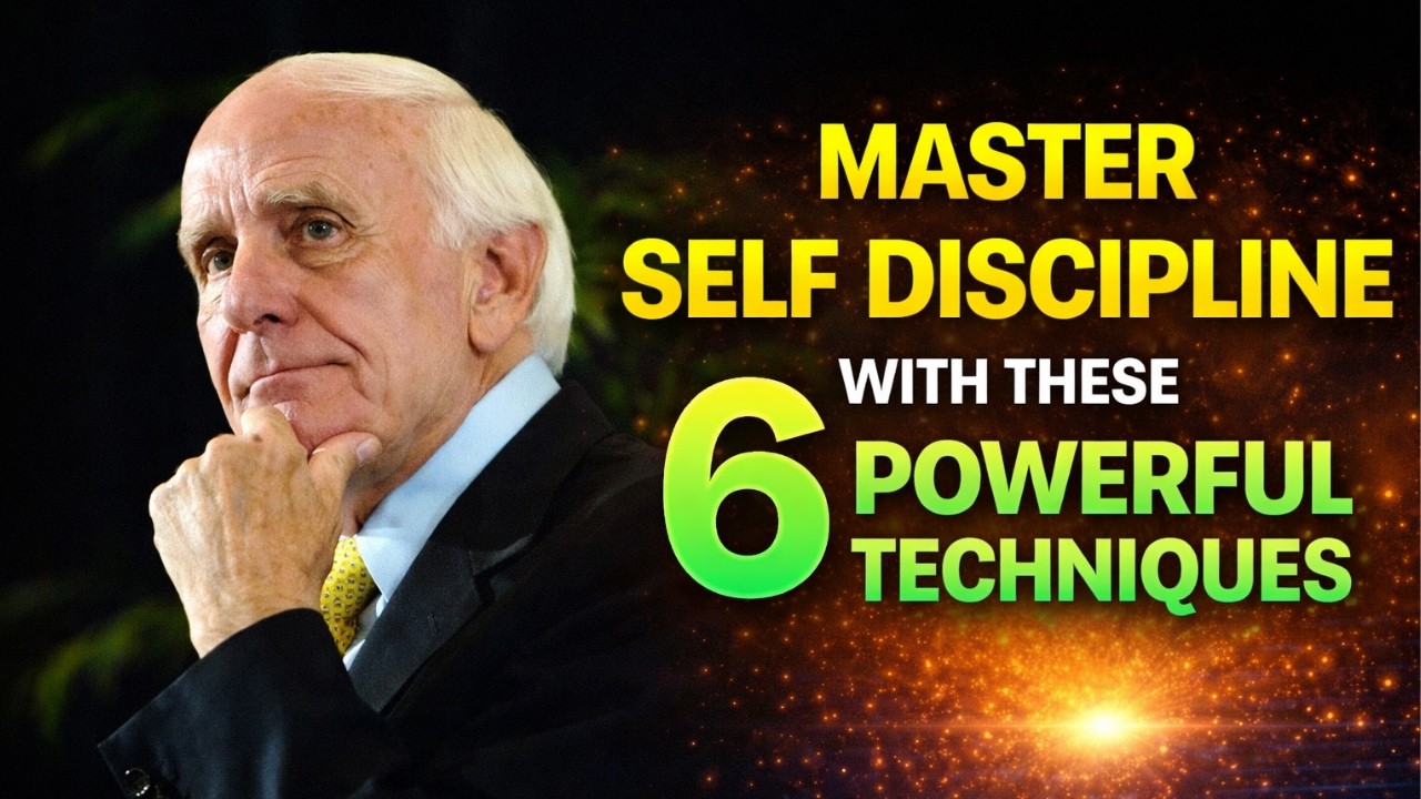 Master Self Discipline with These 6 Powerful Techniques | Jim Rohn Motivation