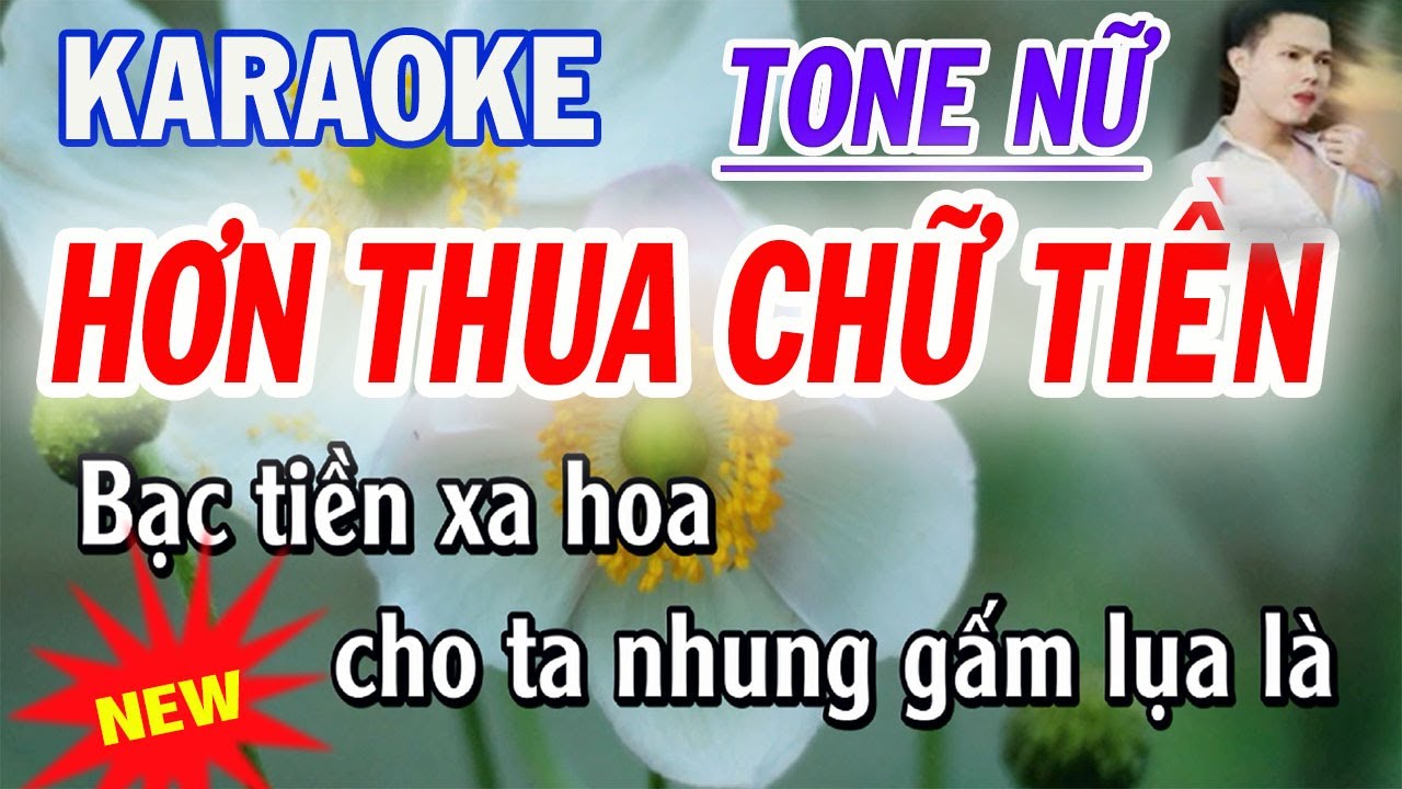 Hơn Thua Chữ Tiền Karaoke - Tone Nữ - ST Vũ Duy Long